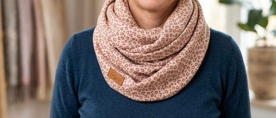Musselin Loop Leo Beige