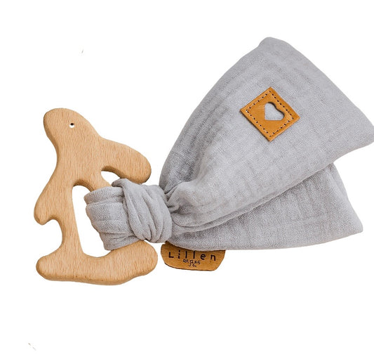 Motorikschleife Beißring Musselin