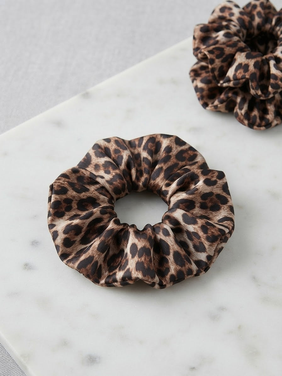 Handmade Scrunchie 2er-Set | Animal Print
