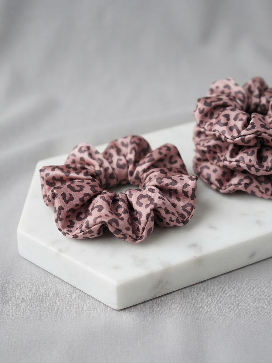 Handmade Scrunchie 2er-Set | Animal Print