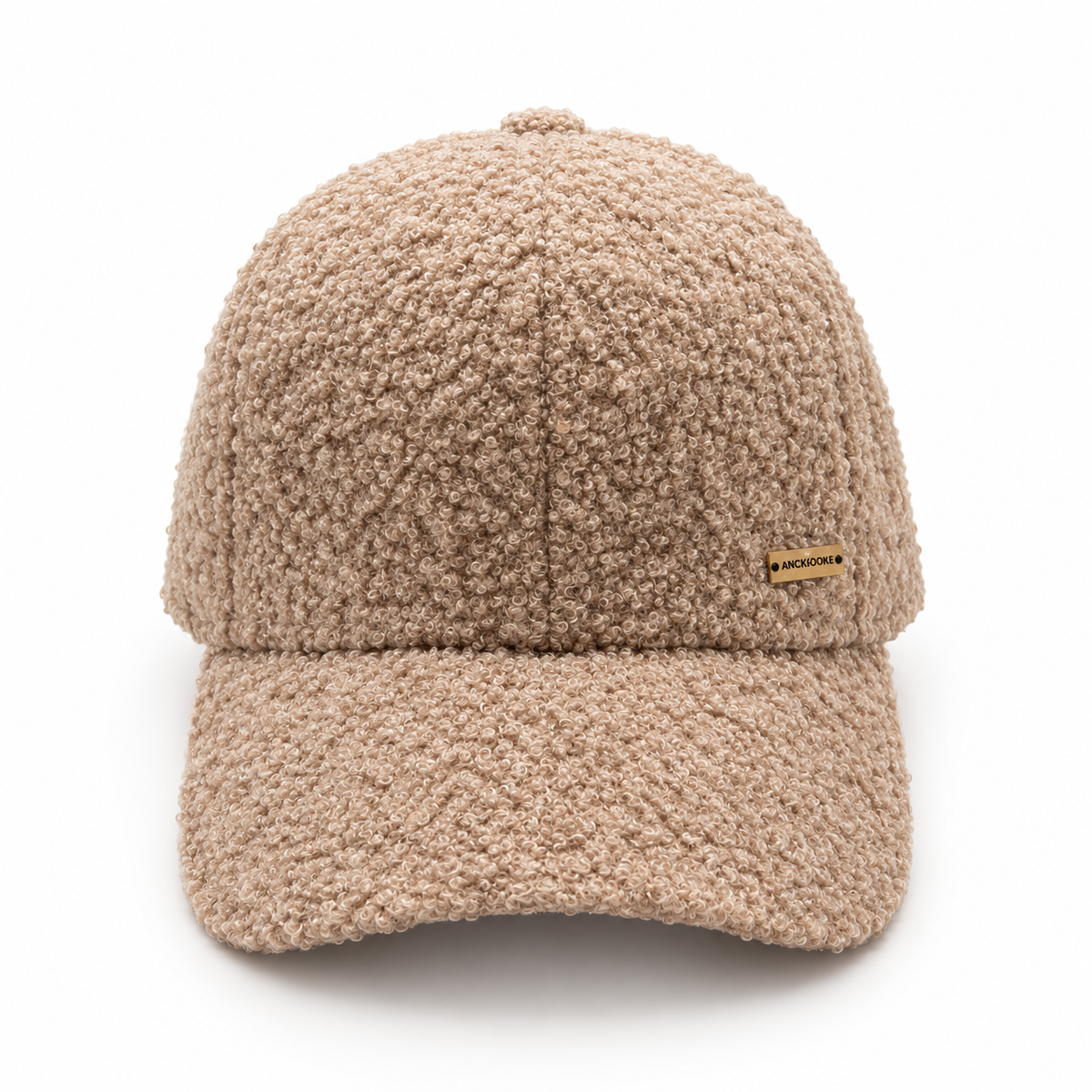 Baseball Kuschelige Teddy-Cap in Beige
