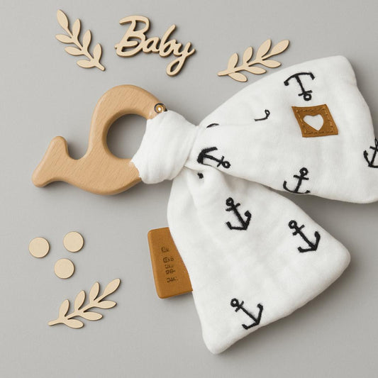 Babyrassel Motorik Beißring Wal